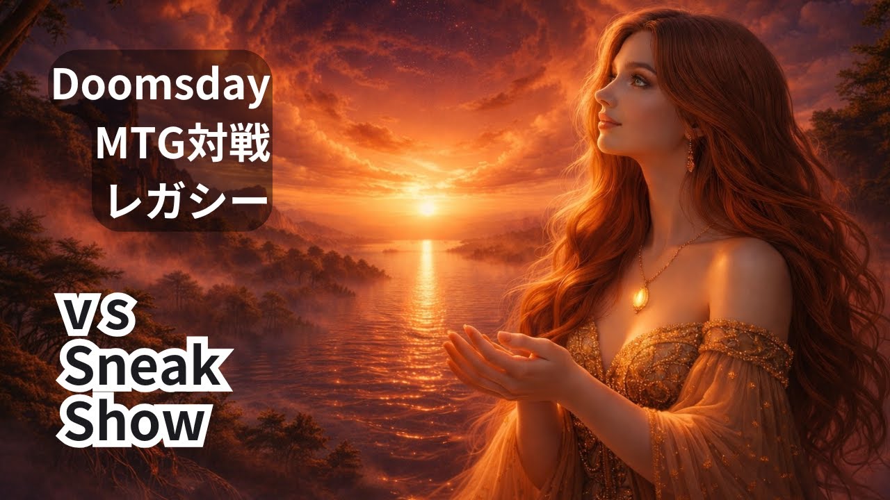 【日本語字幕】Doomsday vs スニークショウ pt.2 Bite & Shuffle  MTG レガシー【No.219】