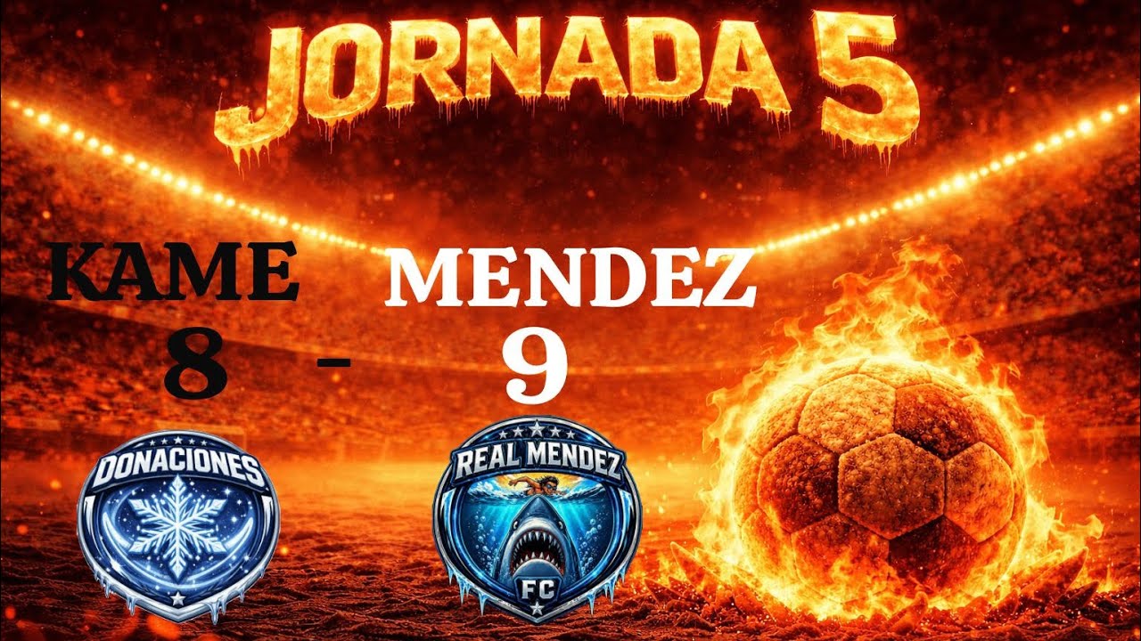 JORNADA 5⚽️ MARACANA STADIUM 12/09/25 ⚫️KAME 8-9 MENDEZ⚪️ TEMPORADA 25/26 FUTBOL 7⚽️