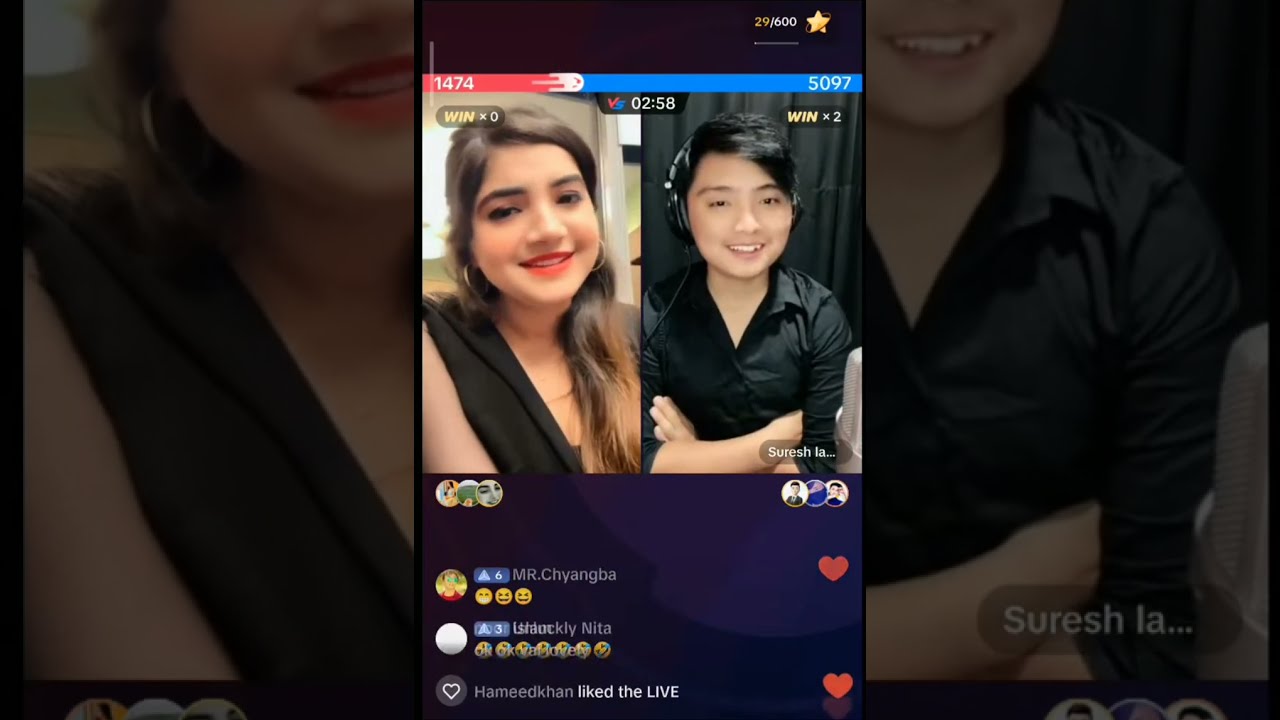 Suresh lama|| Dr. Aleeya Shoaib|| TikTok live video|| Romantic movement|| Hindi version