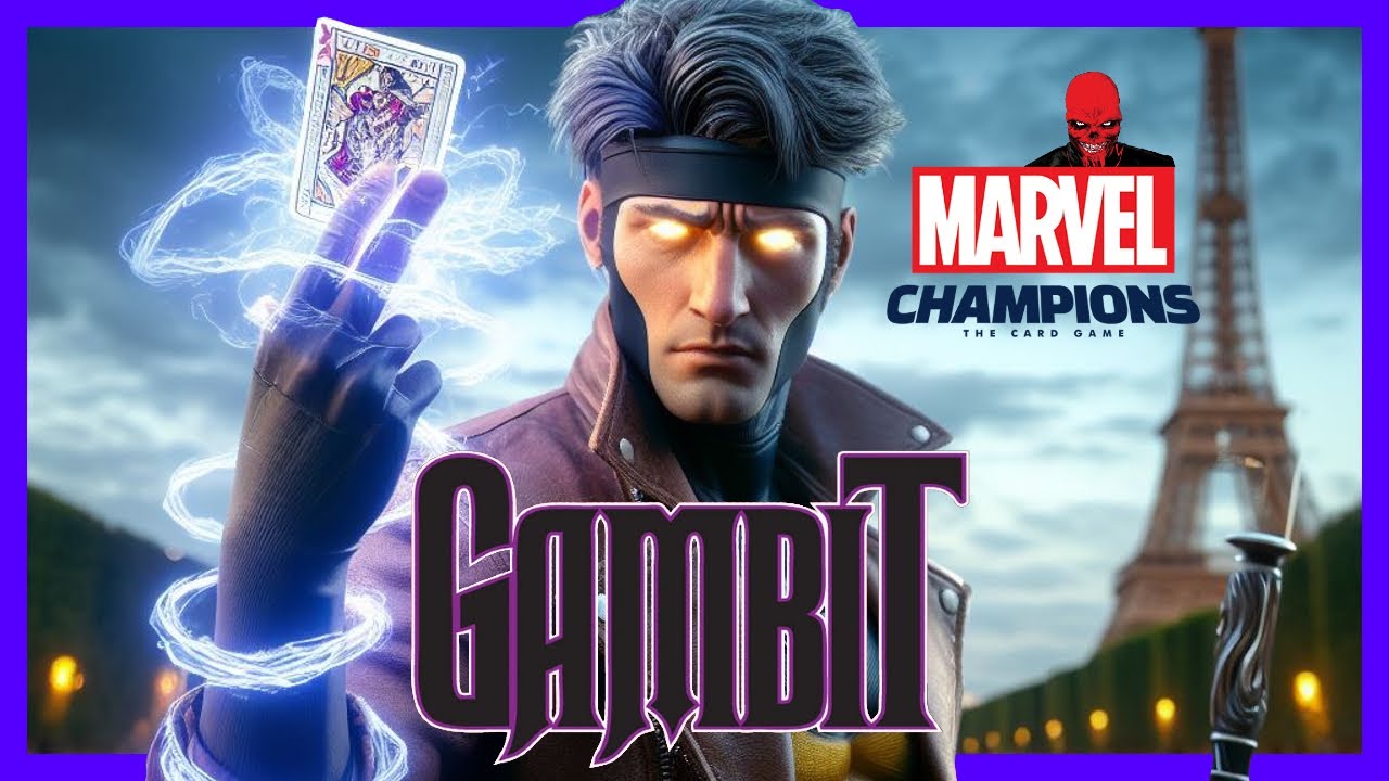 💥Analizando H&eacute;roes💥 GAMBITO en Marvel Champions - Te TIRO las CARTAS a la CABEZA - JUEGO DE CARTAS