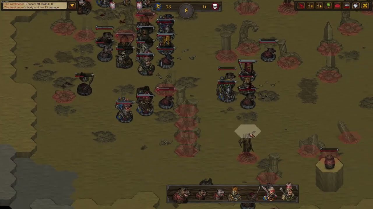 How to FIGHT the SUNKEN LIBRARY in Battle Brothers