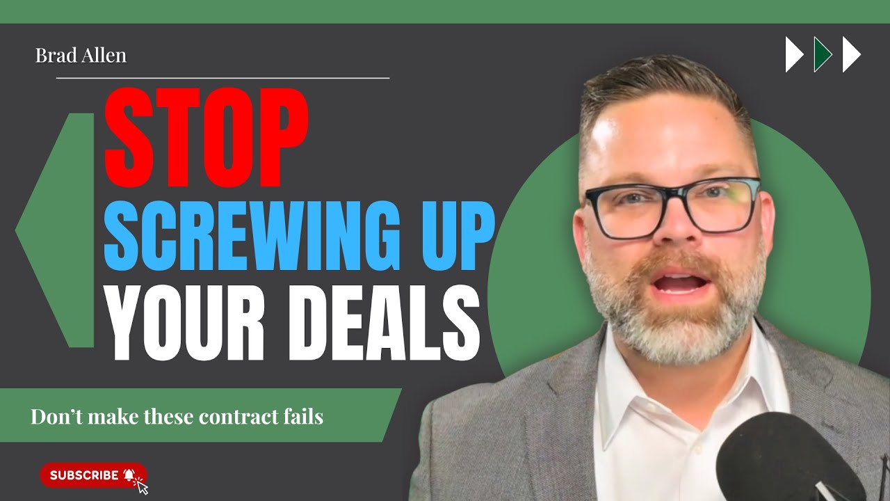 The Contract Mistakes That Make Brokers Cringe : Real Estate Agent Tips