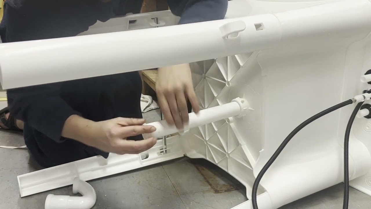 Installation Review Part 2 of Zenna Home Premium Utility Sink with Pull-Out Faucet, Laundry Tub
