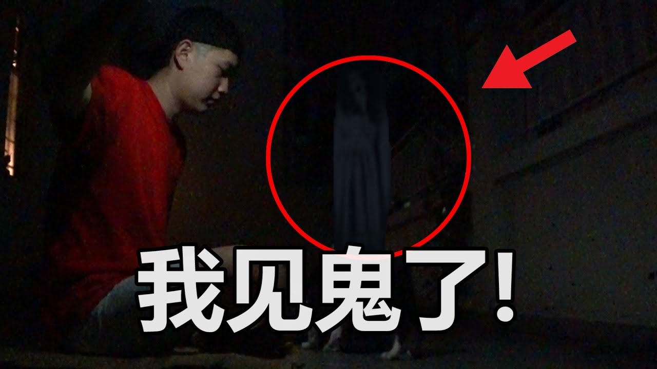 一个人坐在房子后面结果发生灵异现象～你敢看完吗?