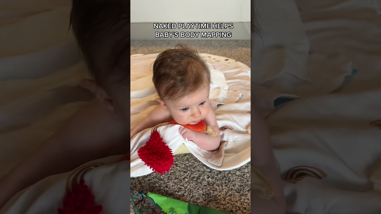 Benefits of naked playtime for babies: sensory development and body awareness