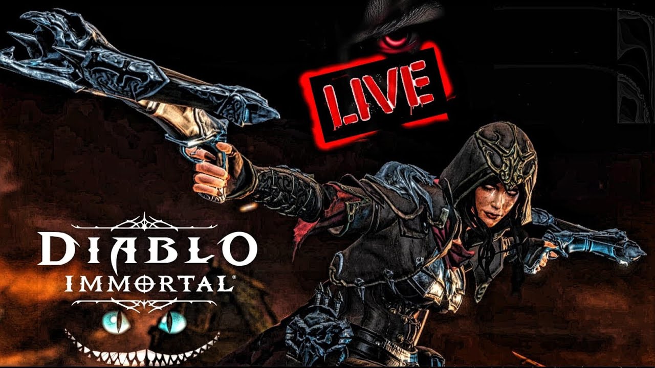 Caçando Demônios ao Vivo Diablo Immortal Live #DiabloImmortal #Live #Jogo