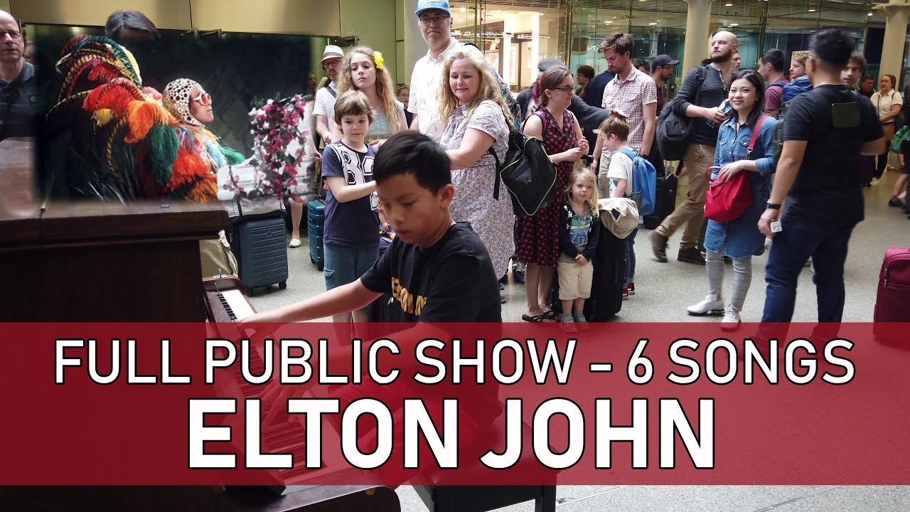 Elton John 6 Songs in a Row One Take Live Session Cole Lam 12 Years Old