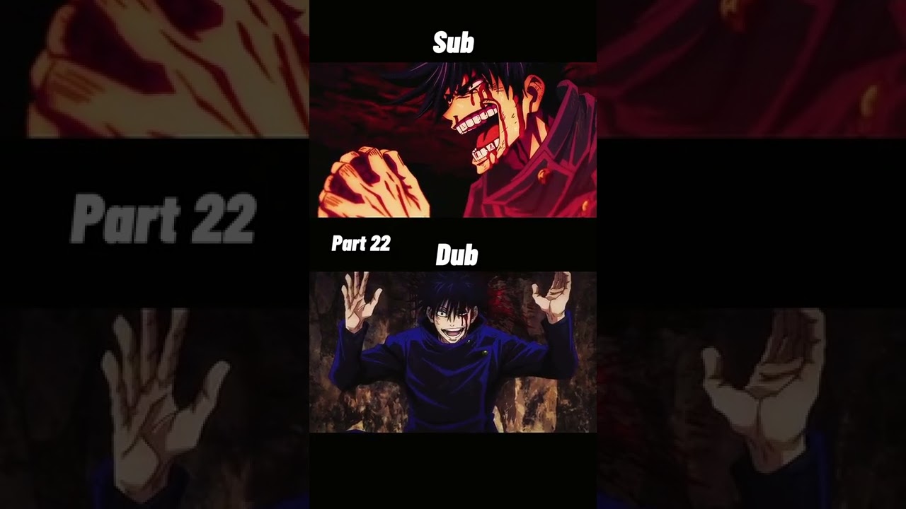 jujutsu kaisen dub vs sub