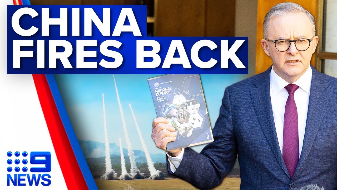 China fires back at Australia for ‘hyping up’ military threat | 9 News Australia