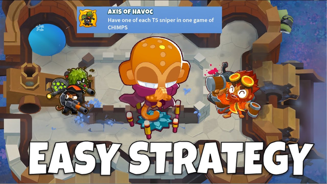 Castle Revenge Chimps is EASY with Psi + Axis of Havoc | BTD6 Black Border Guide (v50.0)
