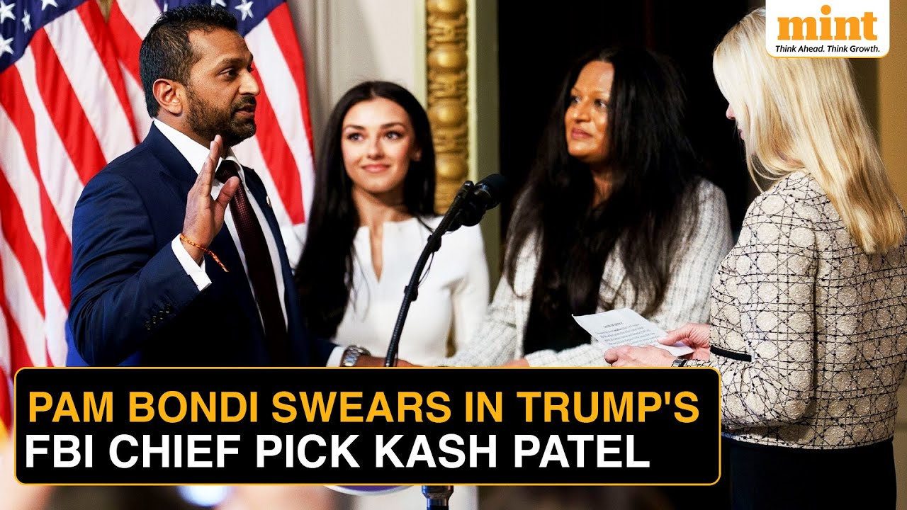 Kash Patel Takes Oath On Bhagwad Gita In The 'Indian Treaty Room', Sworn In By AG Pam Bondi