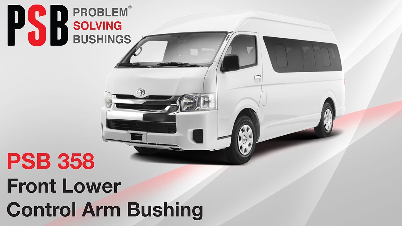 Toyota HiAce / Quantum - Front Upper Control Arm Bush KIT Installation video PSB358