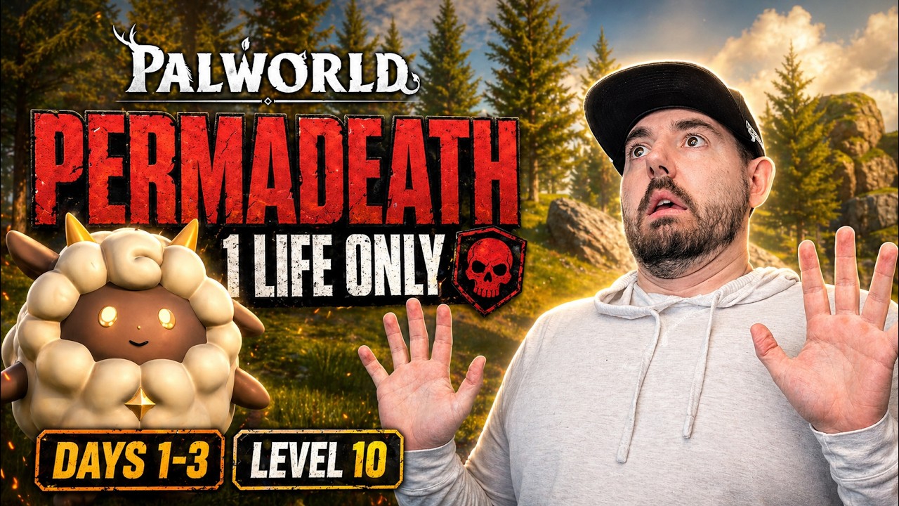 1 Life Only: Starting a Permadeath Hardcore Run | Palworld Day 1