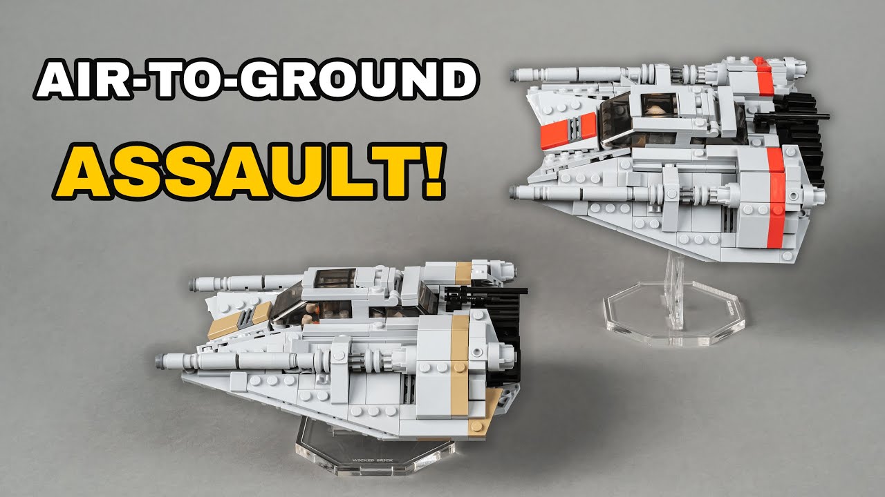 CUSTOM Lego Star Wars - T-47 Airspeeders - That you can build!