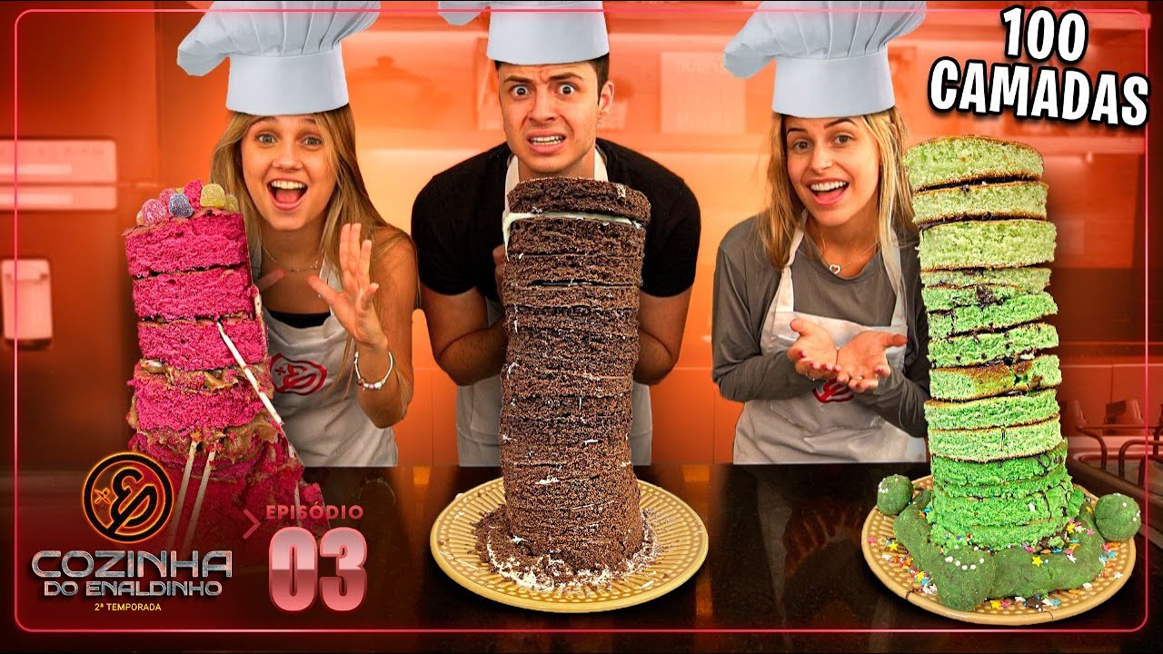 100 CAMADAS DE BOLO NA COZINHA DO ENALDINHO! - EPISÓDIO 3 SEGUNDA TEMPORADA