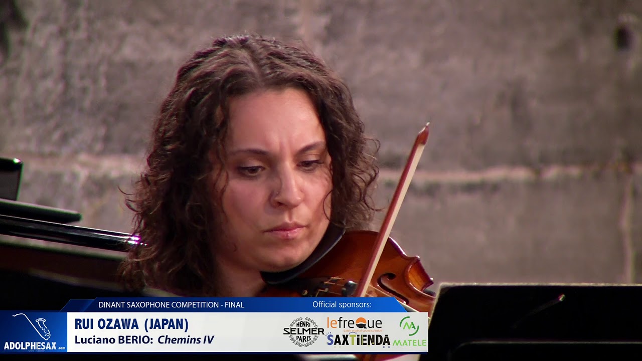 Rui Ozawa (Japan) - Chemin IV - Sequenza VII by Luciano Berio (Dinant 2019)