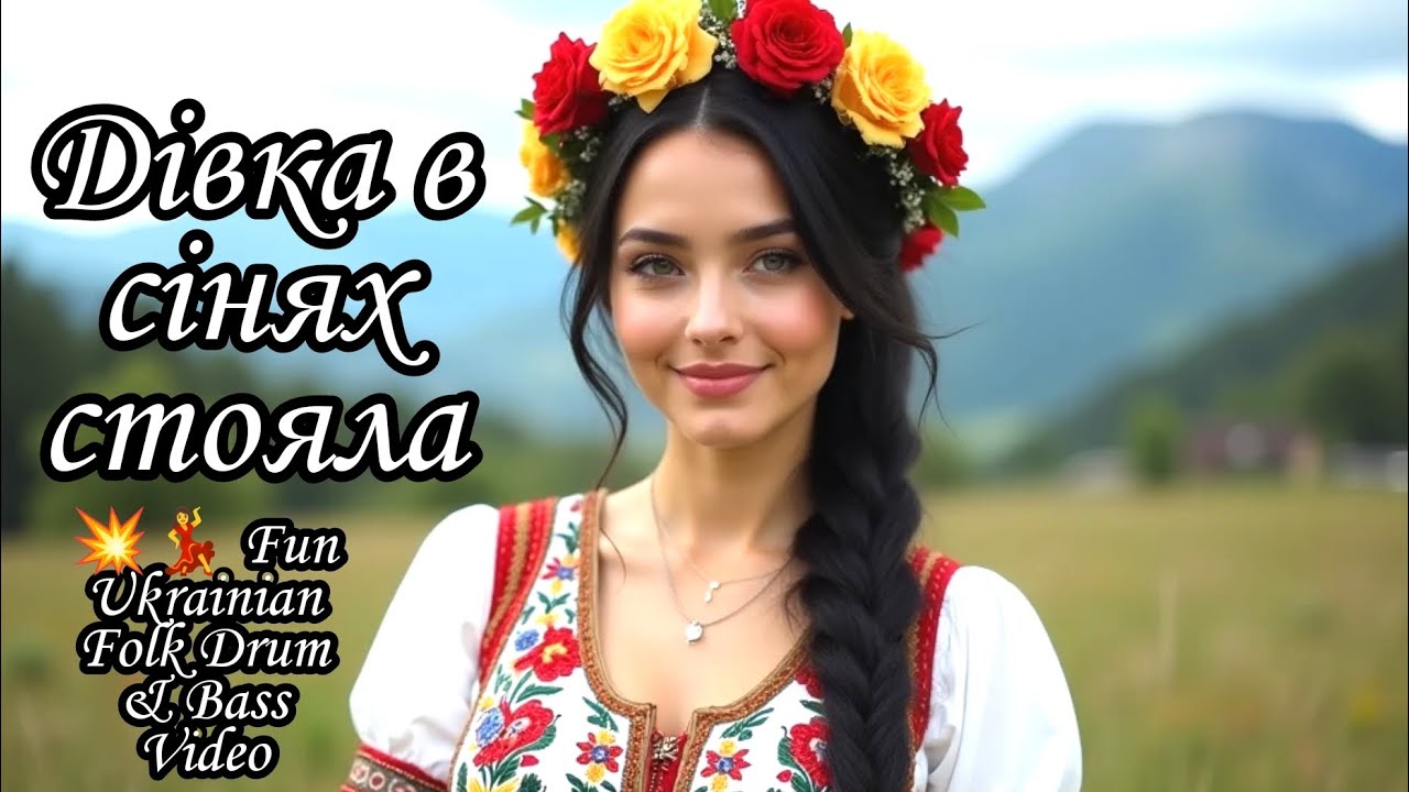 Дівка в сінях стояла 💥💃 | Fun Ukrainian Folk Drum & Bass Video