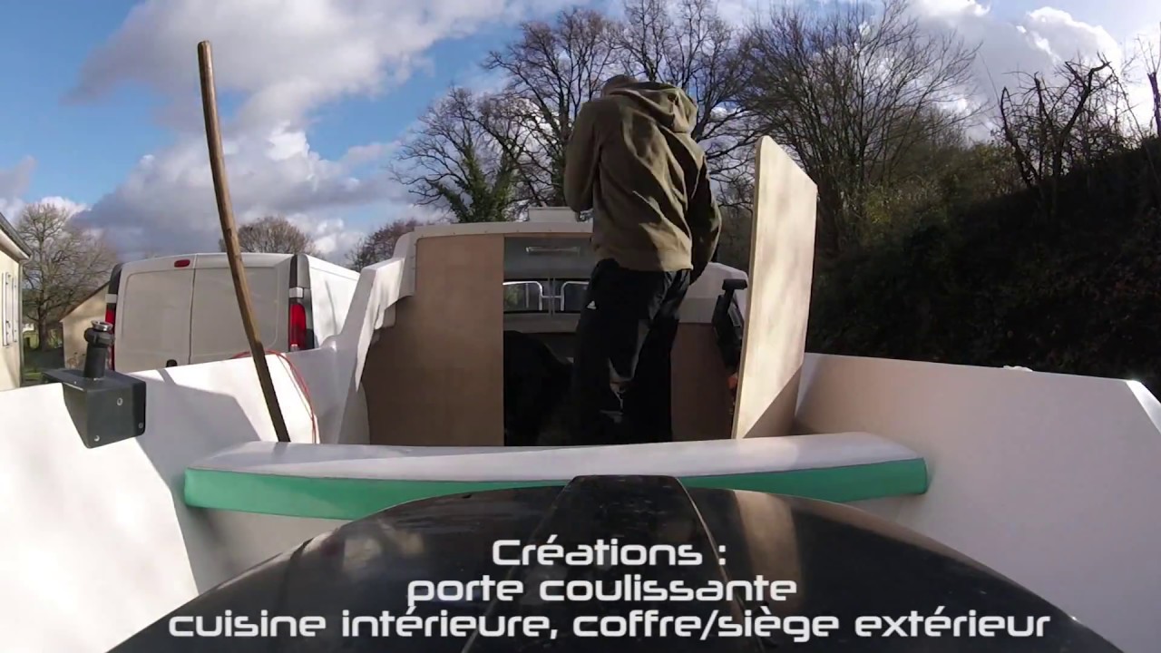 restauration bateau cabine  partie 1