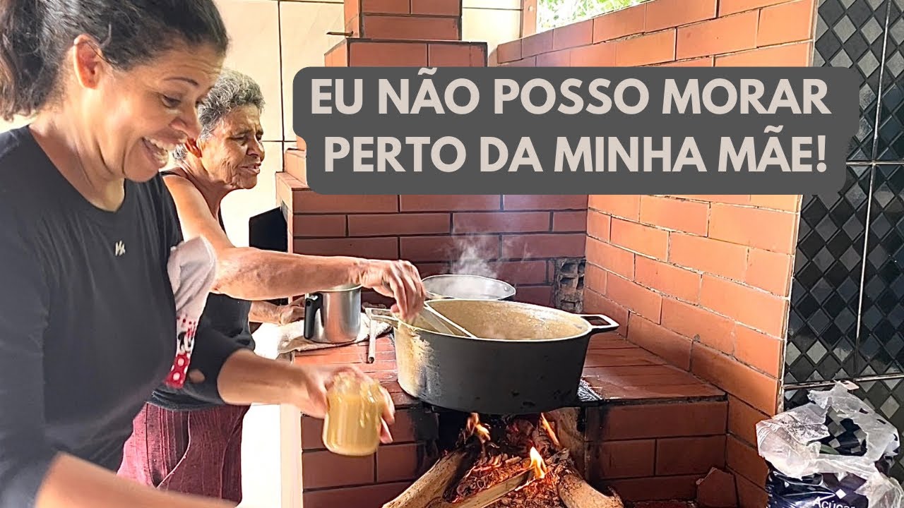 EU NÃO POSSO MORAR PERTO DA MINHA MÃE NA ROÇA/ DOCE DE LEITE CASEIRO/ VIAGEM NUBIA VIANA NA ROÇA 