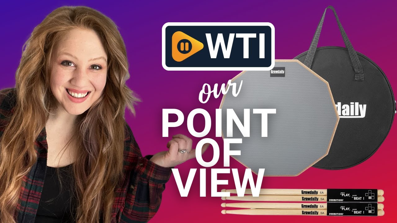GrowDaily Drum Practice Pad | Our Point Of View