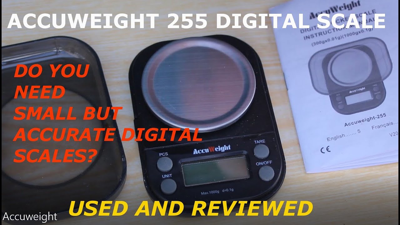 Accuweight 255 digital miniature pocket scale. User reviewed.