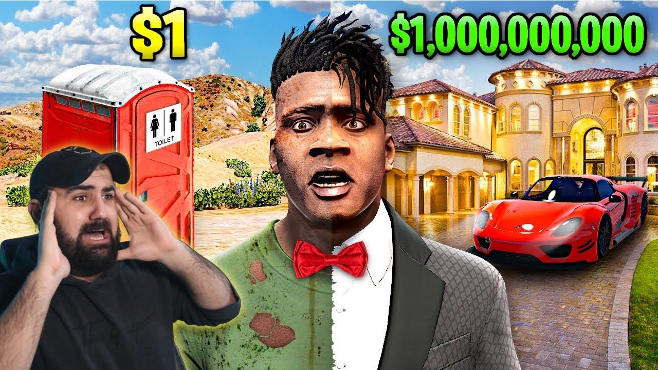 Gta5 1$ vs 10,000,000$ HOTEL   ! فرانکلین هەرزانترین بۆ گرانبەهاترین هۆتێل  دەدۆزێتەوە
