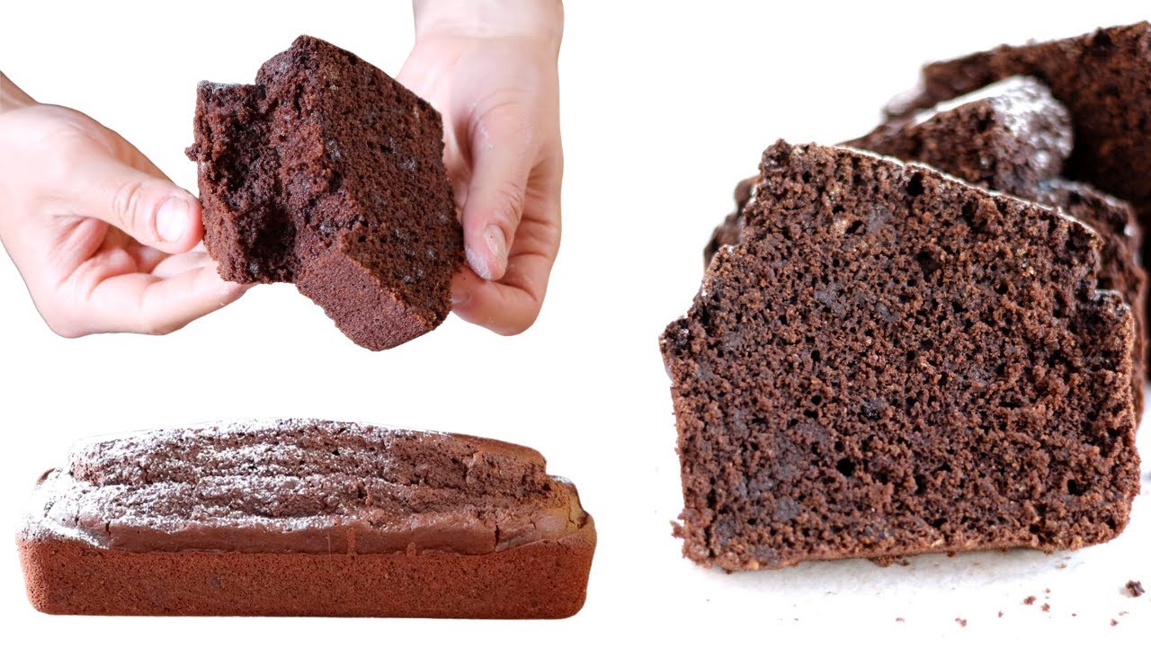 VEGAN CHOCOLATE POUND CAKE | Easy Pound Cake Recipe without eggs, milk and butter