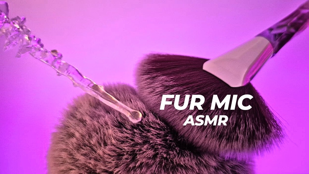 Deep Fluffy Mic Therapy: Hands, Sticks & Brushes (ASMR No Talking)