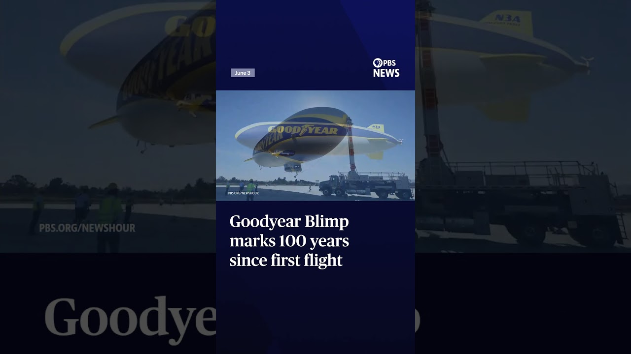 Goodyear Blimp marks 100 years since first flight