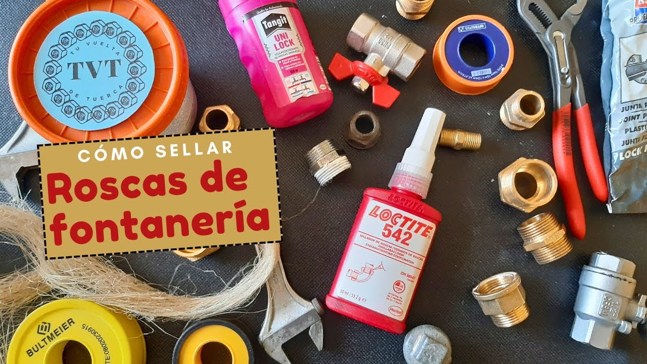 COMO SELLAR ROSCAS DE FONTANERIA