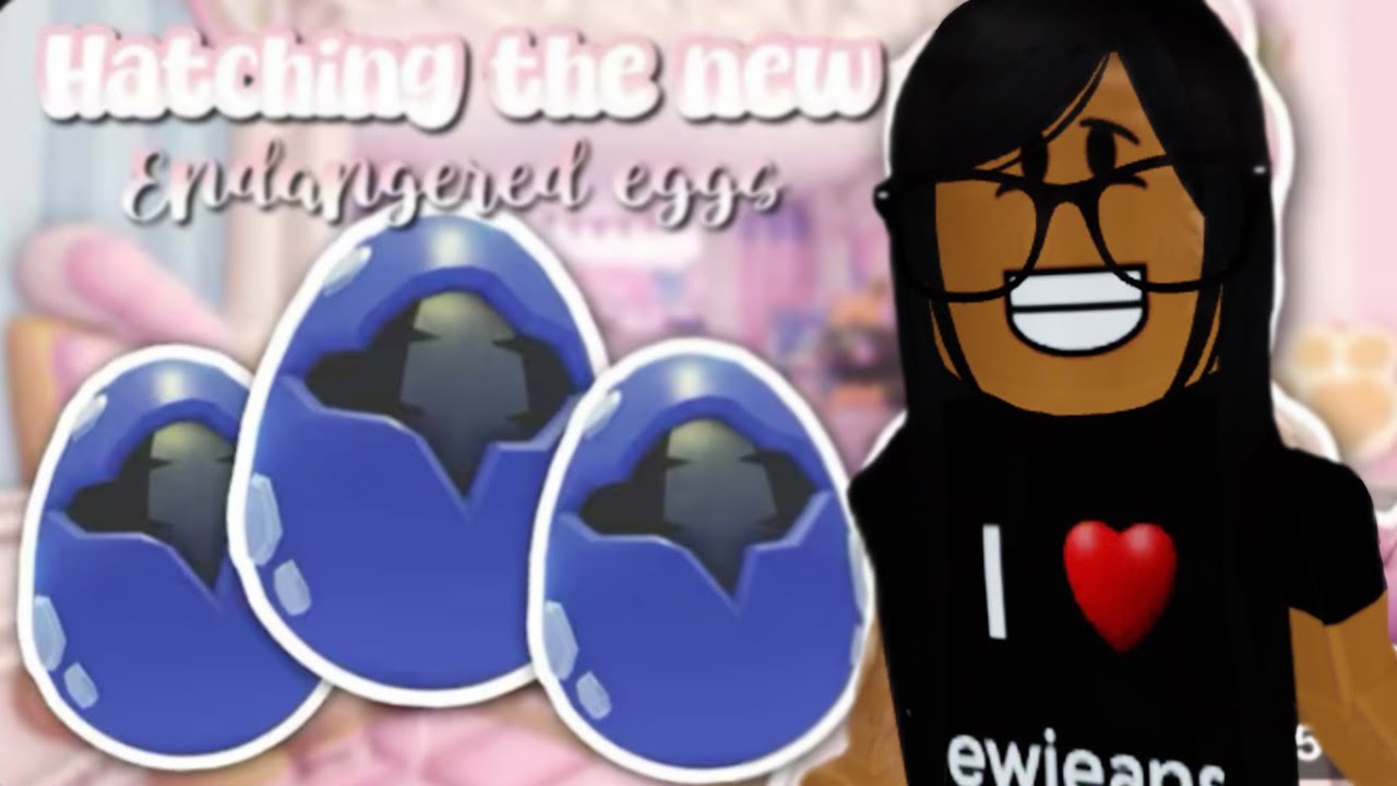 Hatching the new Endangered egg in adopt me!
