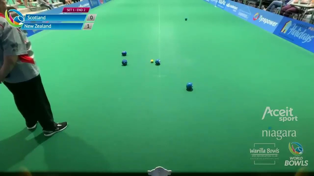 2023 World Bowls Indoor Championships Women’s Singles Final  Julie Forrest SCO v Katelyn Inch NZ