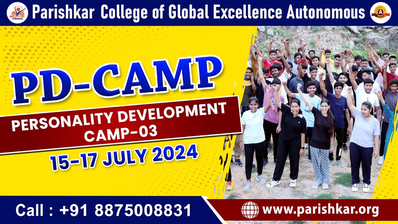 Parishkar College PD Camp 3 | Personality Development | #collegefun #collegelife #music #dance