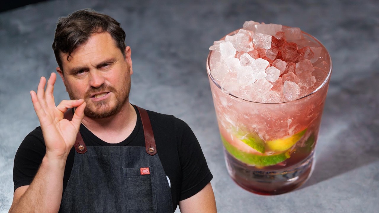 The Perfect Getaway? The Caipi Island (Caipirinha + Bramble)