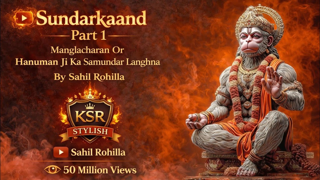 Sundarkaand Part 1 | Hanuman Ji Ka Samundar Langhna | Powerful Ram Bhajan Katha | Sahil Rohilla #god
