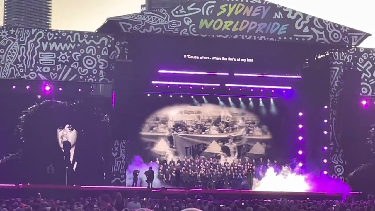 Sheldon Riley - Rise. With Robyn Kennedy. Sydney World Pride opening.