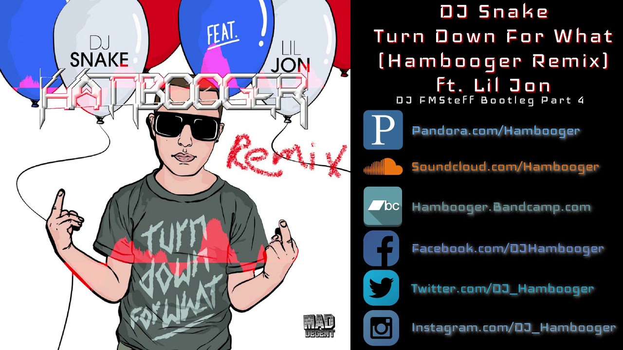 DJ Snake - Turn Down For What (Hambooger Remix) Feat. Lil Jon - [DJ FmSteff Bootleg pt. 4]