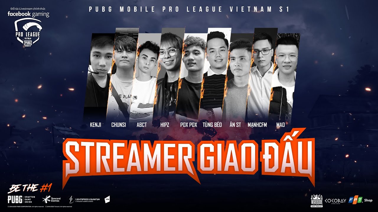 PMPL 2020 | SHOWMATCH ĐẠI CHIẾN STREAMER | Ân ST, Mạnh CFM, Tùng Béo, Hipz, ABCT36 Gaming