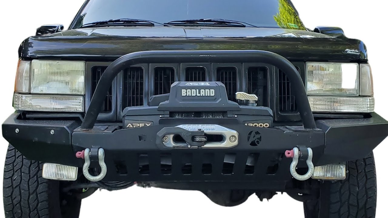 Custom bumper installation 1998 JEEP GRAND CHEROKEE LIMITED ZJ