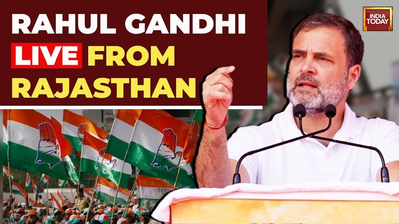 RAHUL GANDHI LIVE | RAHUL GANDHI ADDRESSES PUBLIC IN RAJASTHAN LIVE| RAHUL GANDHI SPEECH LIVE
