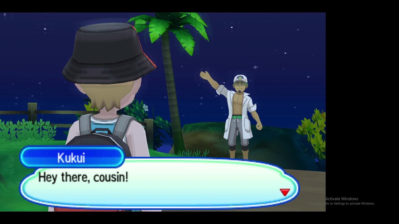 Pokemon Ultra moon prof oak shiny challenge