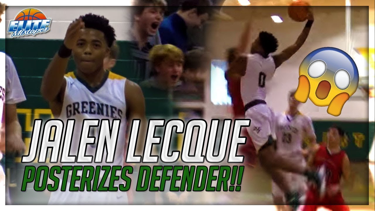 Jalen Lecque Posters Defender & Then Hits FULL COURT Shot!