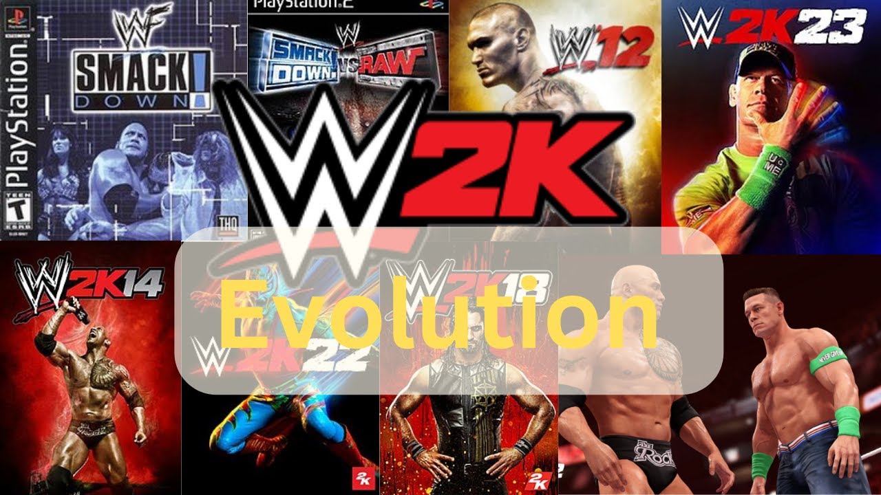 The Evolution of WWE Games 2000 - 2023 [ WWE Games History ]