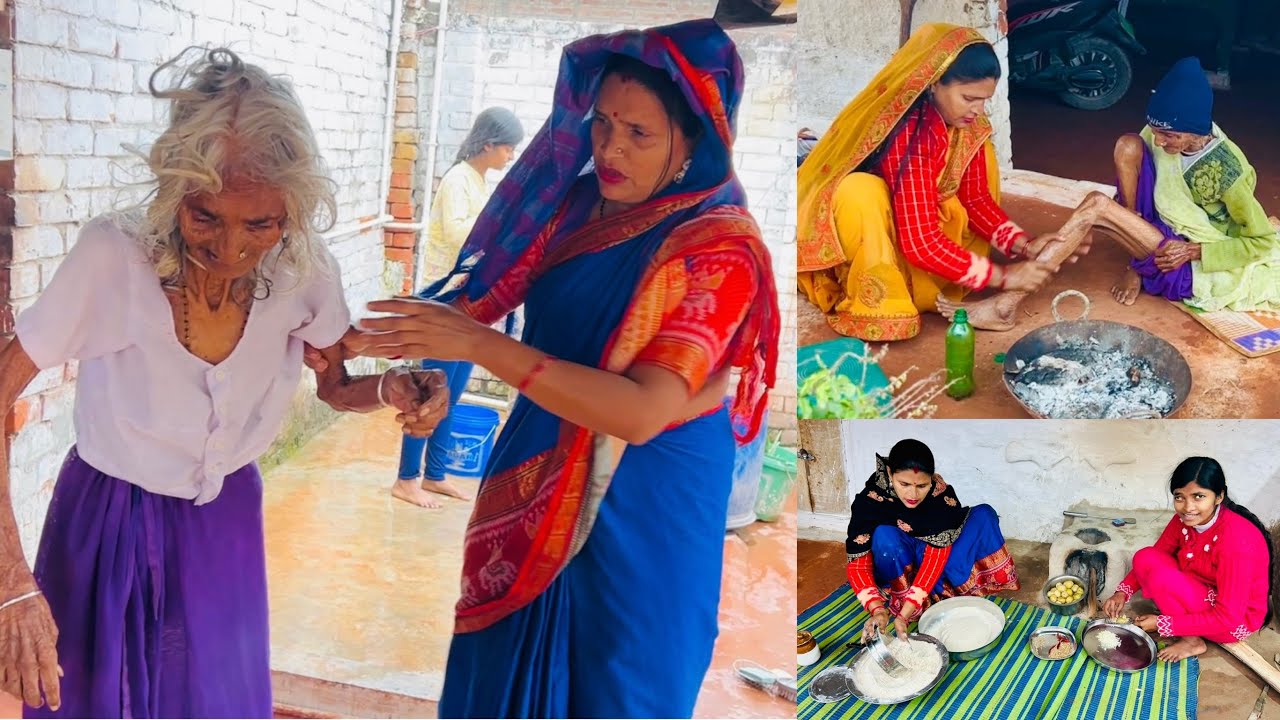  इतनी ठंड में ये सब/मेरी सौ साल की सासू माँ की ये हालत अब देखी नहीं जाती/बस कर भगवान 