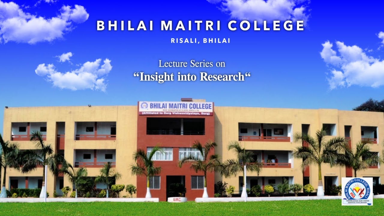 Lecture Series on Insight in to Research Day 1, 25 Aug 2020