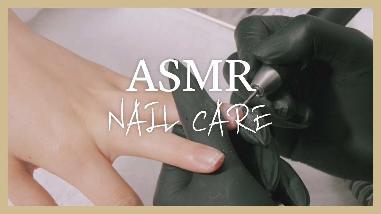 [ASMR] 네일케어 받는 소리 신박한데? / 차분,잔잔 [NAILOG]