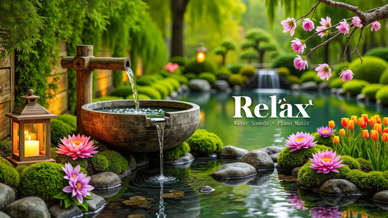 Healing Music for Inner Peace 🌿 Healing Sounds of Water, Relaxing Music to Calm Your Mind & Body