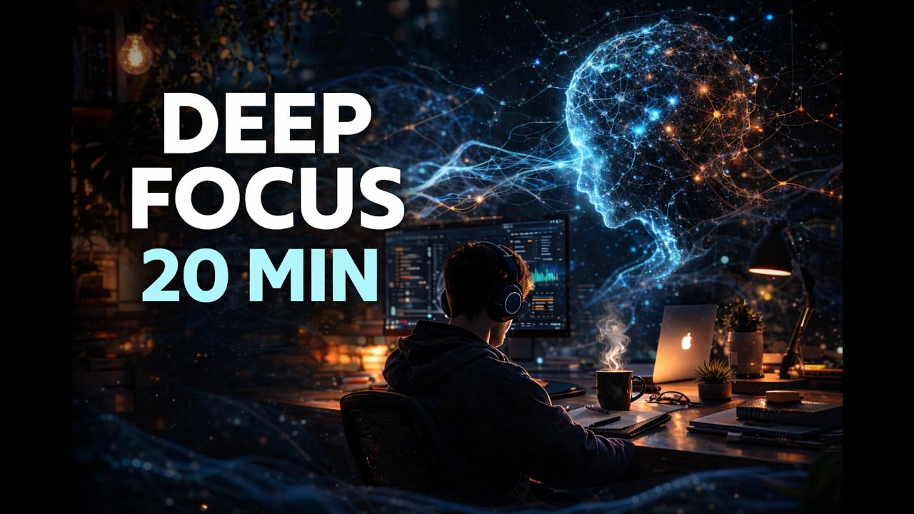 ADHD Focus Music – 20 Minute Deep Work Session for Coding & Studying