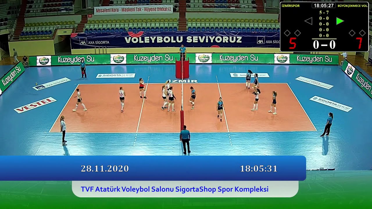 İZMİRSPOR - BÜYÜKÇEKMECE VOLEYBOL AKADEMİ