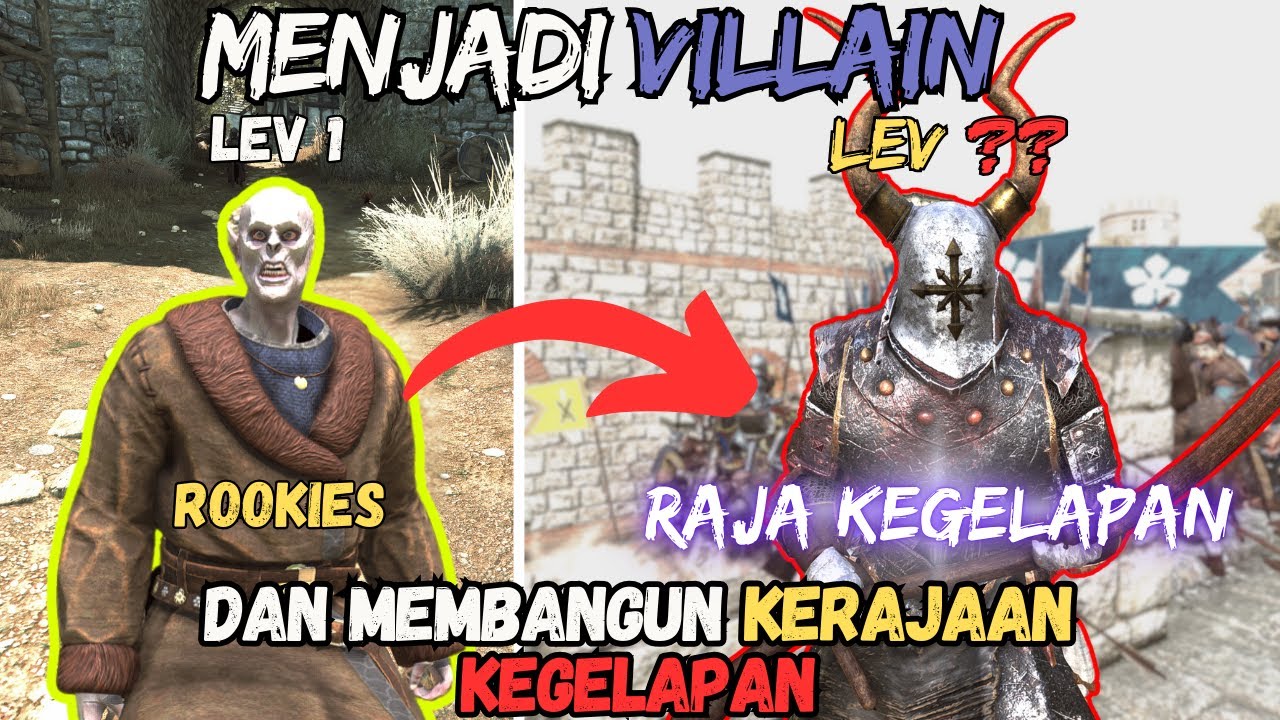 MENJADI VILLAIN DAN MEMBANGUN KERAJAAN KEGELAPAN KU! |BANNERLORD INDONESIA